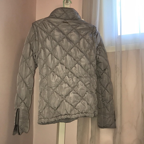 Quilted Grey Coat! - Picture 8 of 8